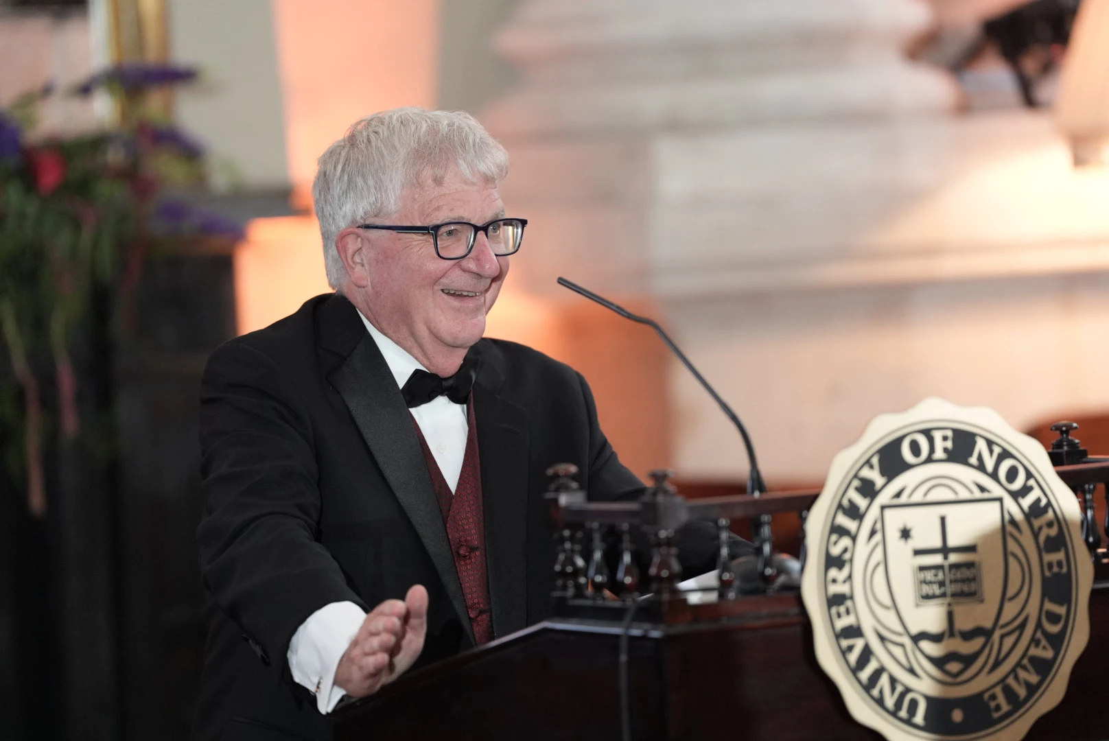 Professor Michael McConnell speaks after winning the Notre Dame Prize for Religious Liberty on June 25, 2025.?w=200&h=150