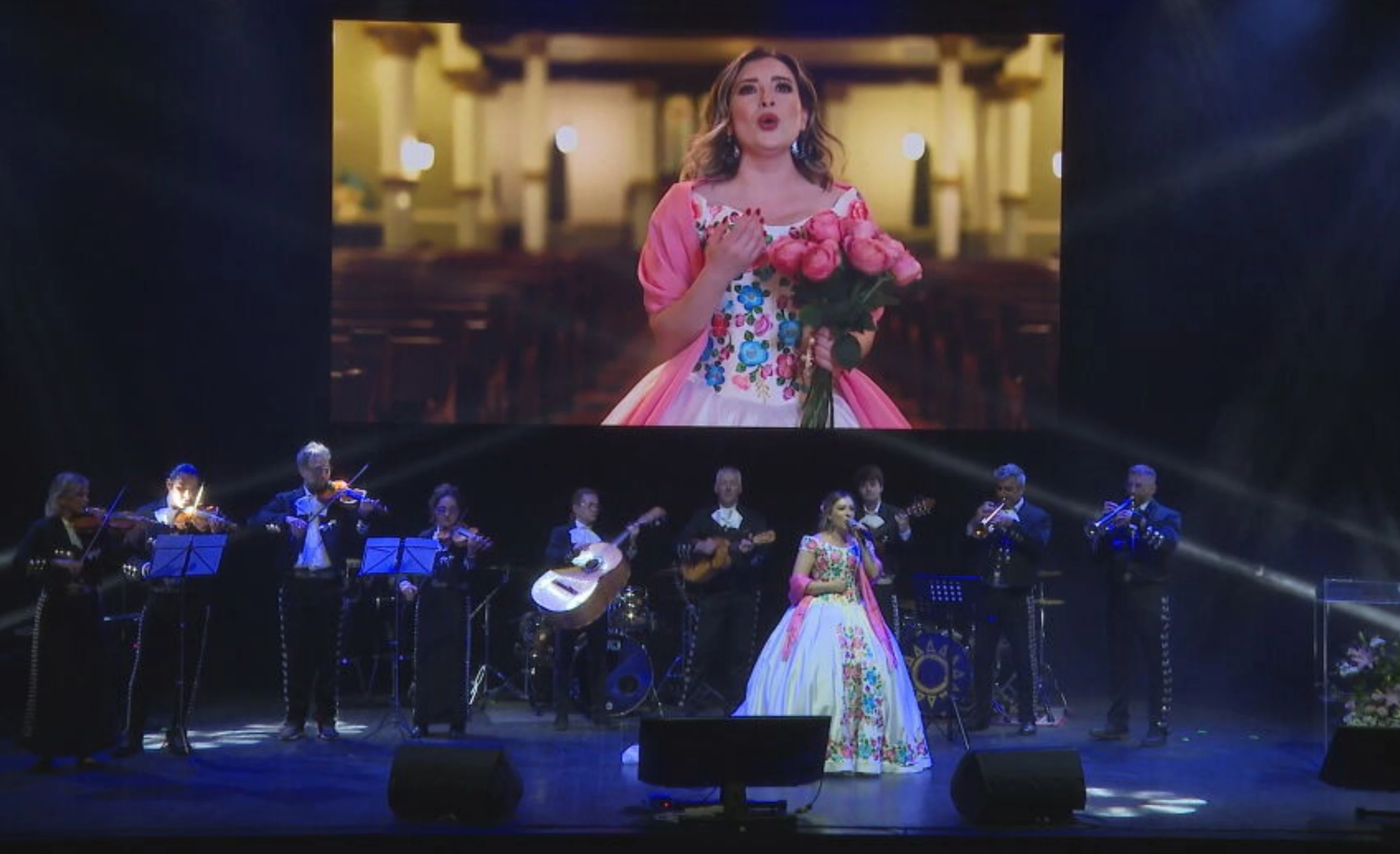 A performer during the Catholic Music Awards in Rome on July 27, 2025.?w=200&h=150