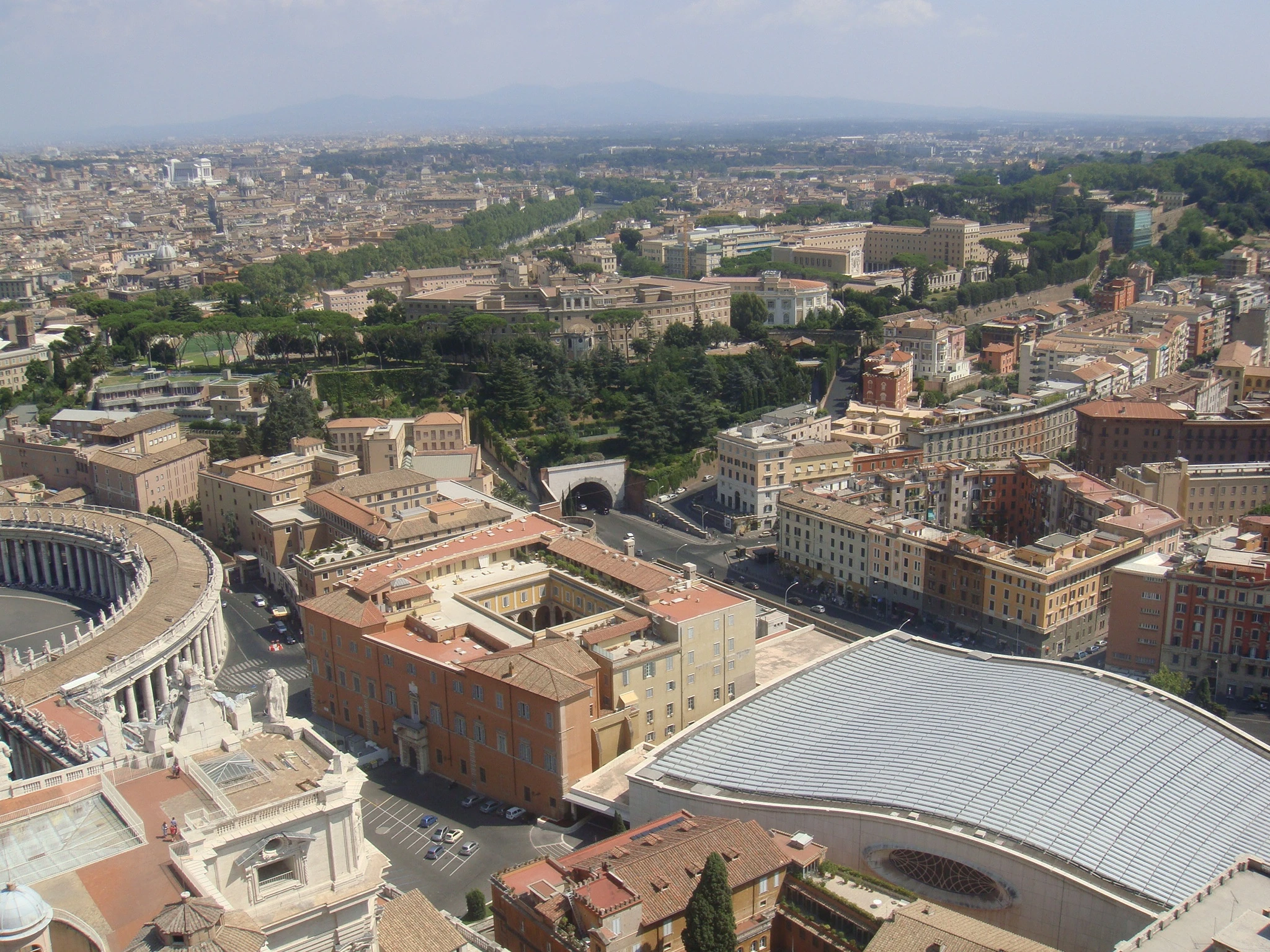 Partial panoramic view of Vatican environs.?w=200&h=150