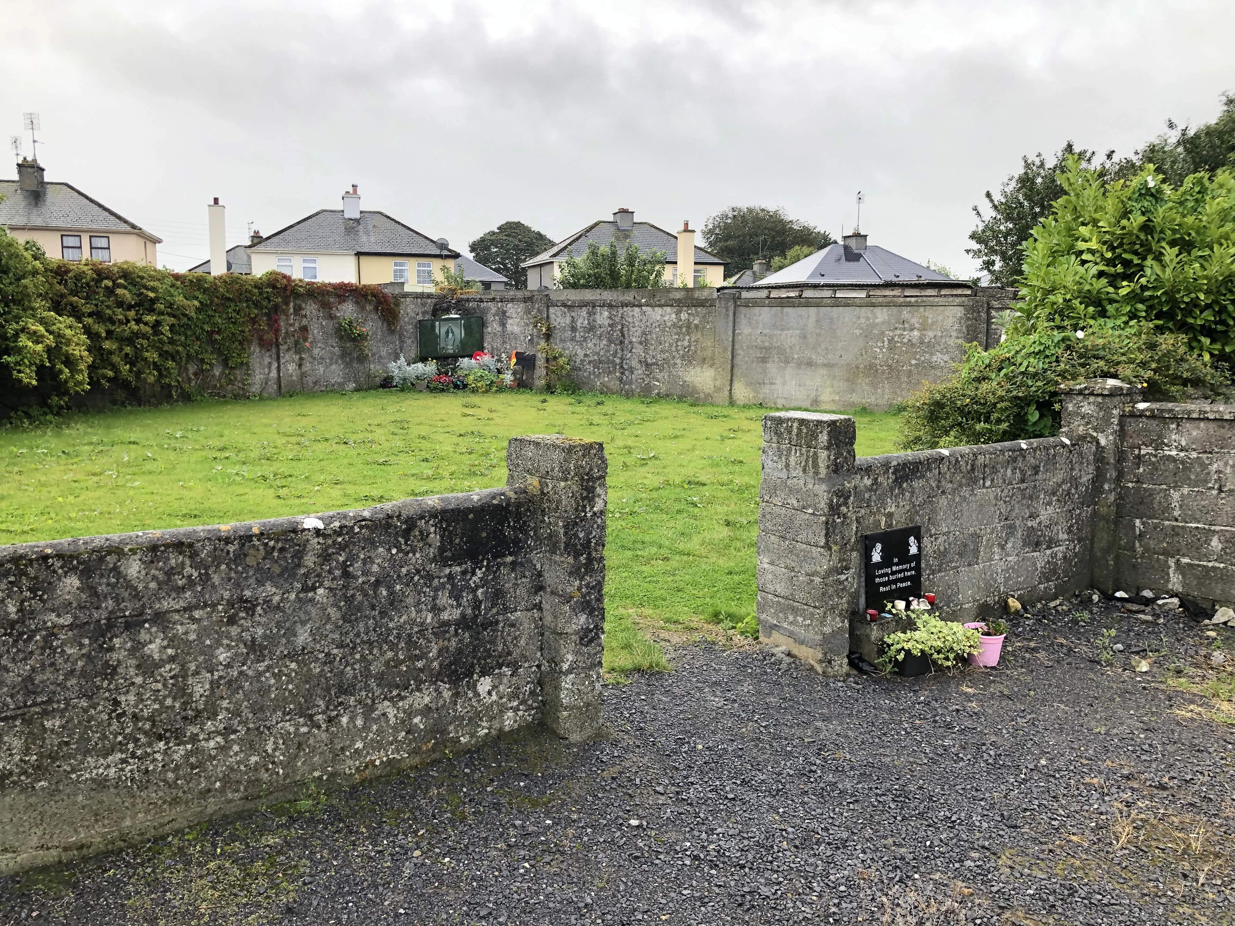 View of the mass grave at the Bon Secours Mother and Baby Home in the town of Tuam, County Galway, Ireland.?w=200&h=150
