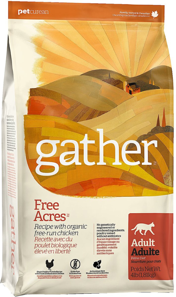 Petcurean Gather Free Acres Organic Dry Cat Food