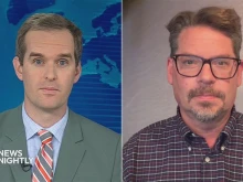 University of Virginia professor and sociologist Brad Wilcox (right) speaks to “EWTN News Nightly” Anchor Mark Irons on Friday, July 25, 2025.