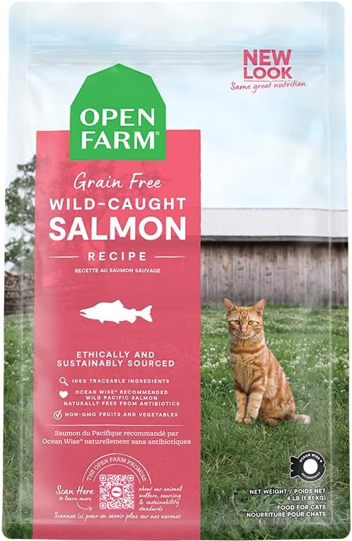 Open Farm Rustic Salmon Dry Cat Food