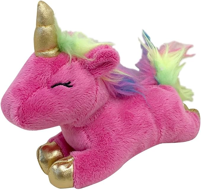 Unicorn plush dog toy