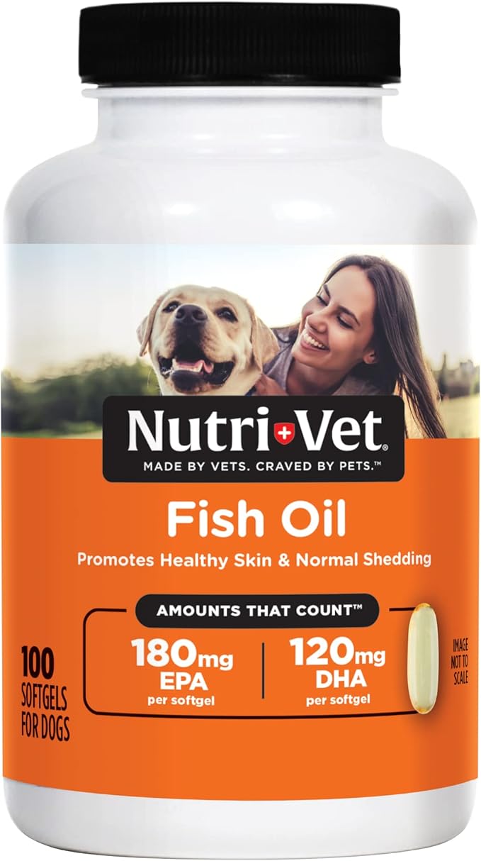 NutriVet Fish Oil Supplement for Dogs