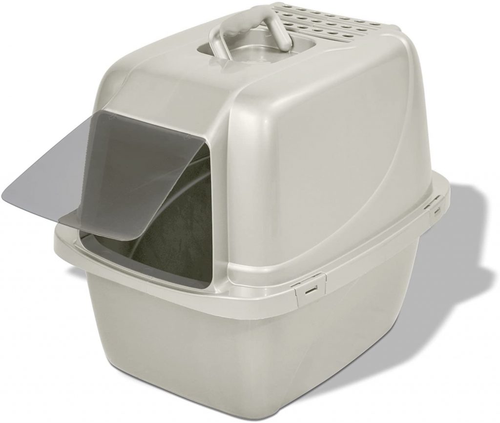 best dog-proof litter box with a door on it