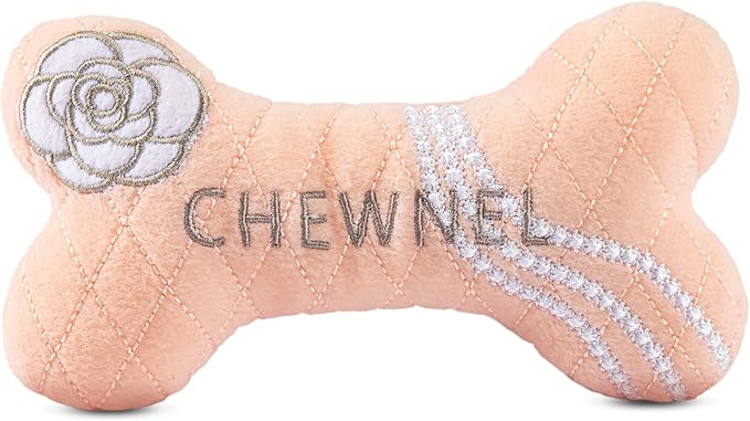 Chewnel designer plush dog toy