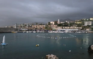 Joe Abdel Sater, a swimming instructor in the seaside town of Bouar, Lebanon, built the world's largest rosary on the ocean. With the help of family and friends, his vision took shape and was launched on May 11, 2024, during the feast of Our Lady of the Seas. Credit: Joe Abdel Sater