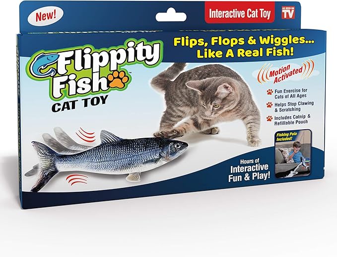 Kicker fish toy Flippity Fish