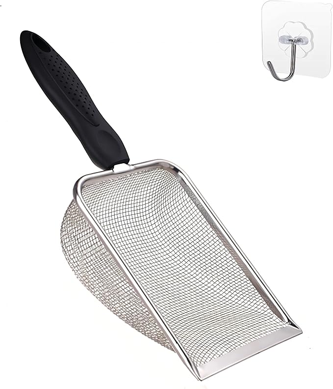 Firsal Small Mesh Stainless Steel Cat Litter Scoop