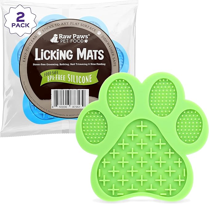 Licking mats for dogs from Raw Paws