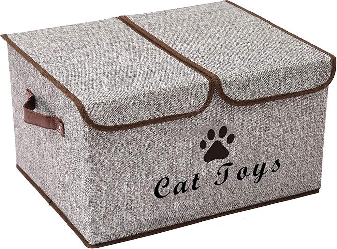 cat toy basket for storage of items