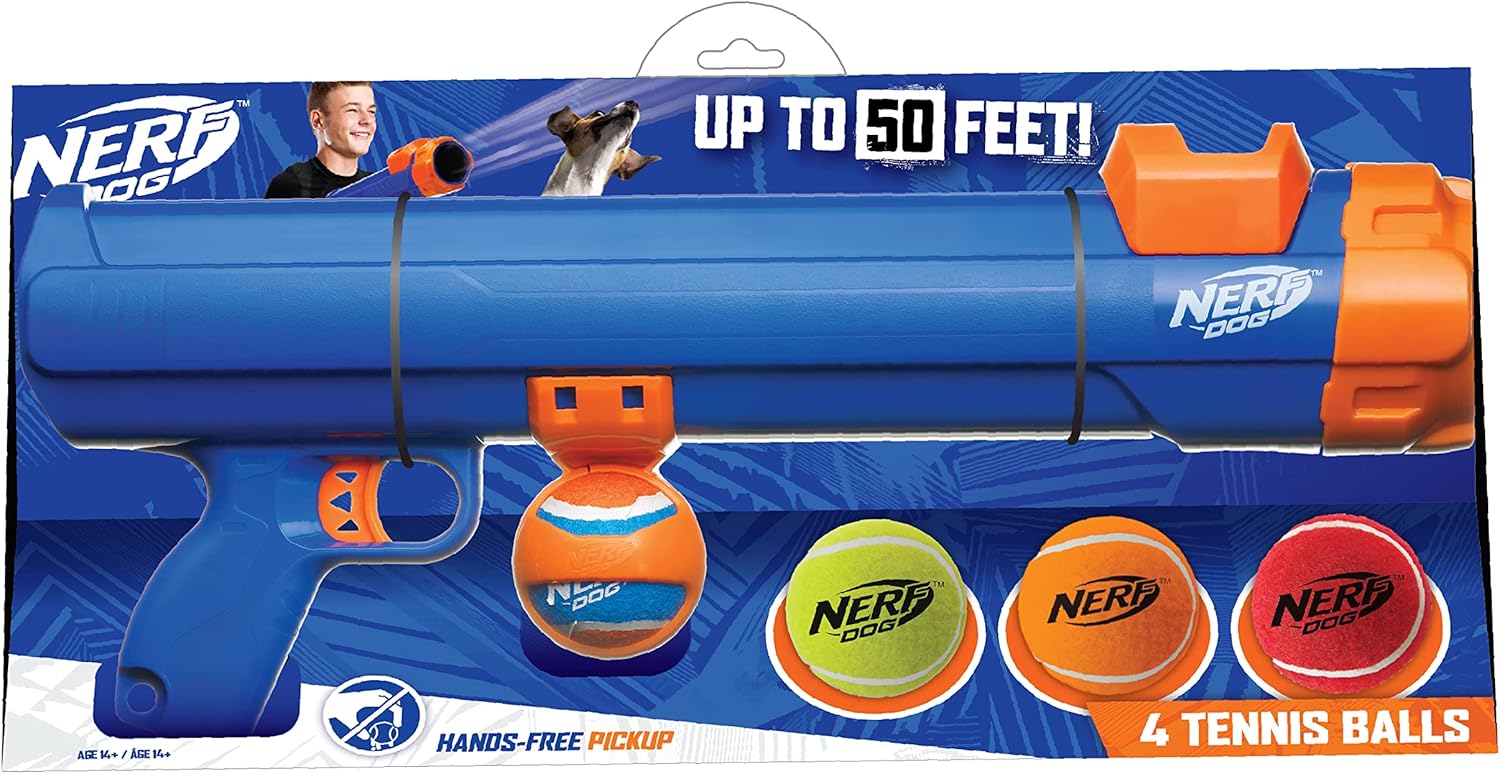 Nerf dog tennis ball blaster