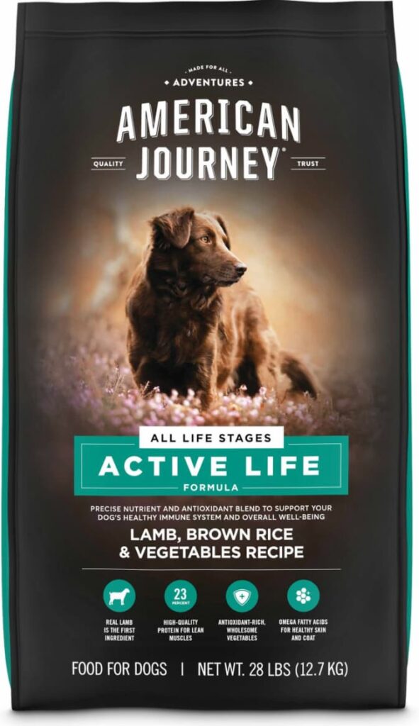 Active Life dog food from American Journey