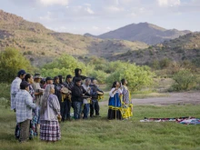 The Catholic bishops are backing a suit by a coalition of Apache Stronghold, a coalition of Native Americans and their supporters, in their lawsuit against the federal government. The lawsuit argues that their freedom of religion was violated when the federal government announced its intention to sell formerly protected land in Arizona to a mining company.