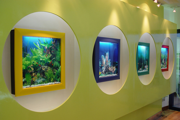 Living Wall Art Panoramic Wall Aquariums