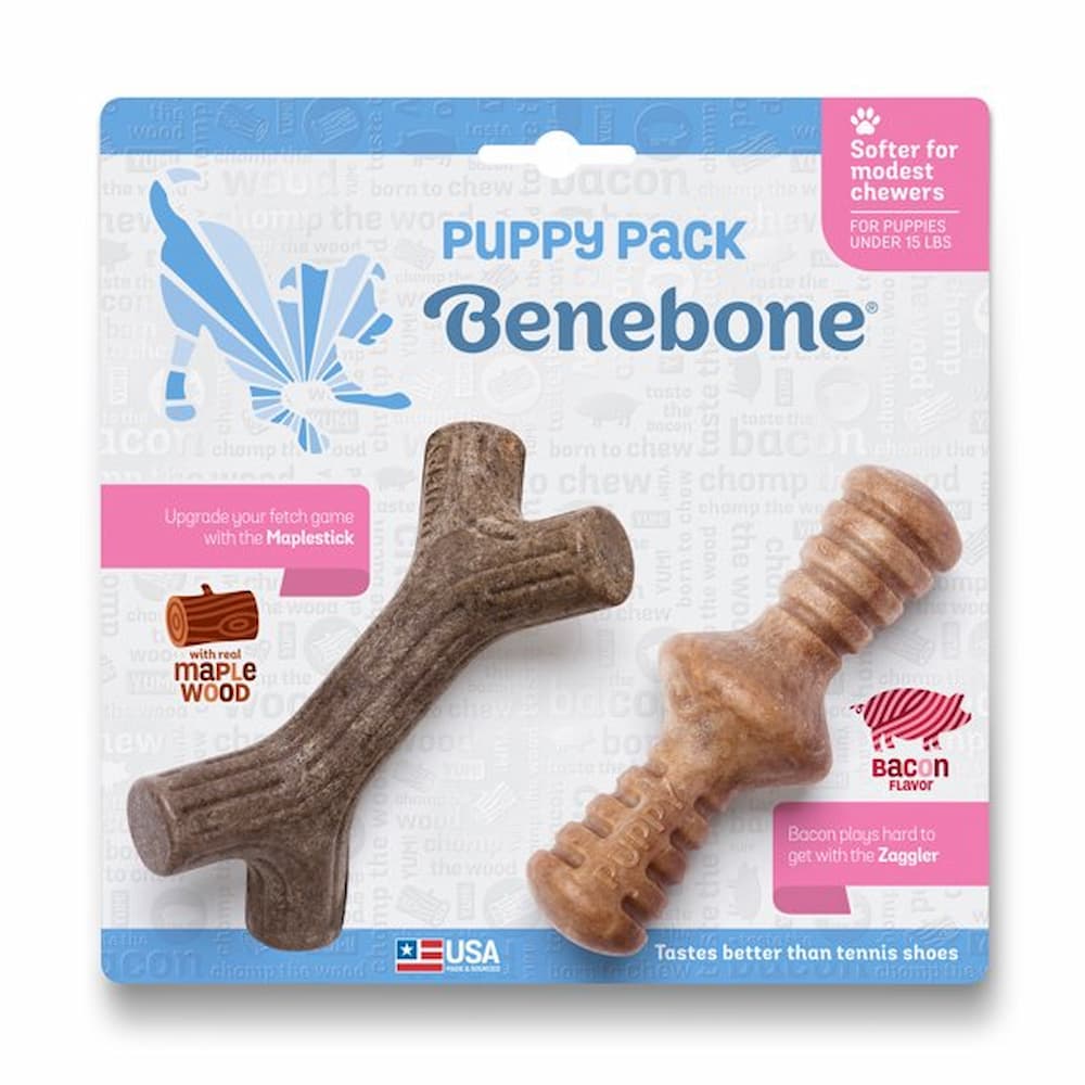 Benebone Puppy Maplestick Durable Dog Chew Toy