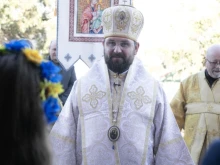 Greek Catholic Bishop Maksym Ryabukha of the Exarchate of Donetsk, Ukraine.