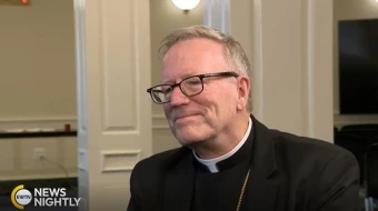 Bishop Robert Barron of Winona-Rochester, Minnesota, speaks with “EWTN News Nightly” on March 4, 2025.