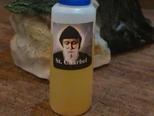 The jar that was miraculously refilled after the priest had anointed the heads of 500 faithful.
