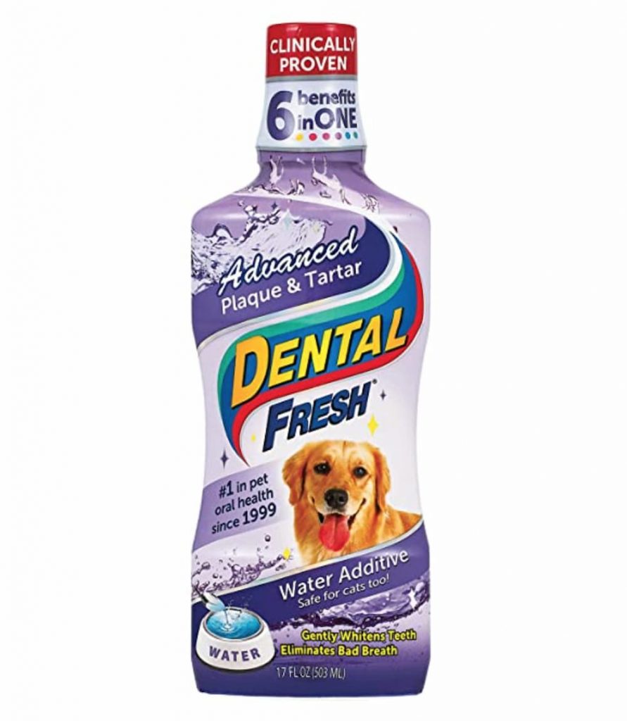 Dental Fresh Advanced Plaque and Tartar Water Additive for Dogs