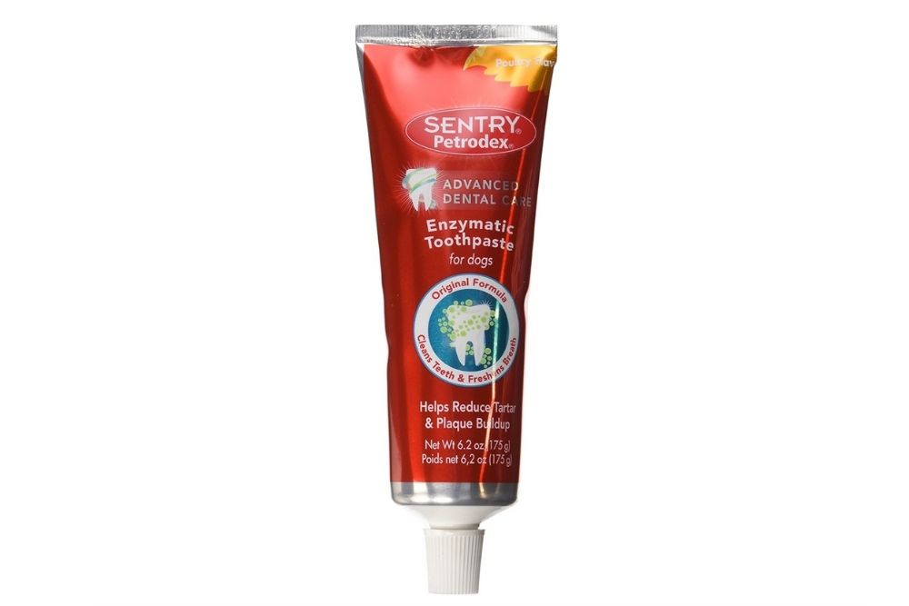 Sentry dog toothpaste