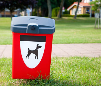 Dog waste basket