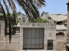 A view of the damage to Holy Family Church in Gaza City following an Israeli strike on the church in the Zeitoun neighborhood of Gaza City on July 17, 2025. The Latin Patriarchate of Jerusalem said an Israeli strike on Gaza’s only Catholic church killed three and injured several people on July 17, including the parish priest, as well as causing damage to the building.