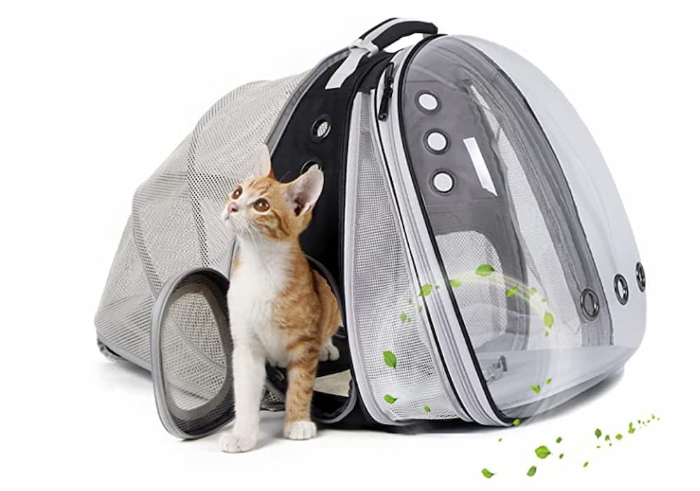 Halinfer Expandable Cat Backpack Carrier