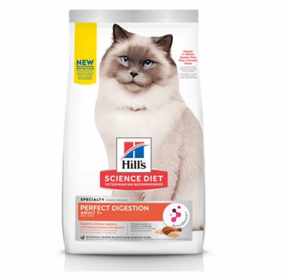 Hill's Science Diet Adult 7+ Perfect Digestion Chicken Dry Cat Food