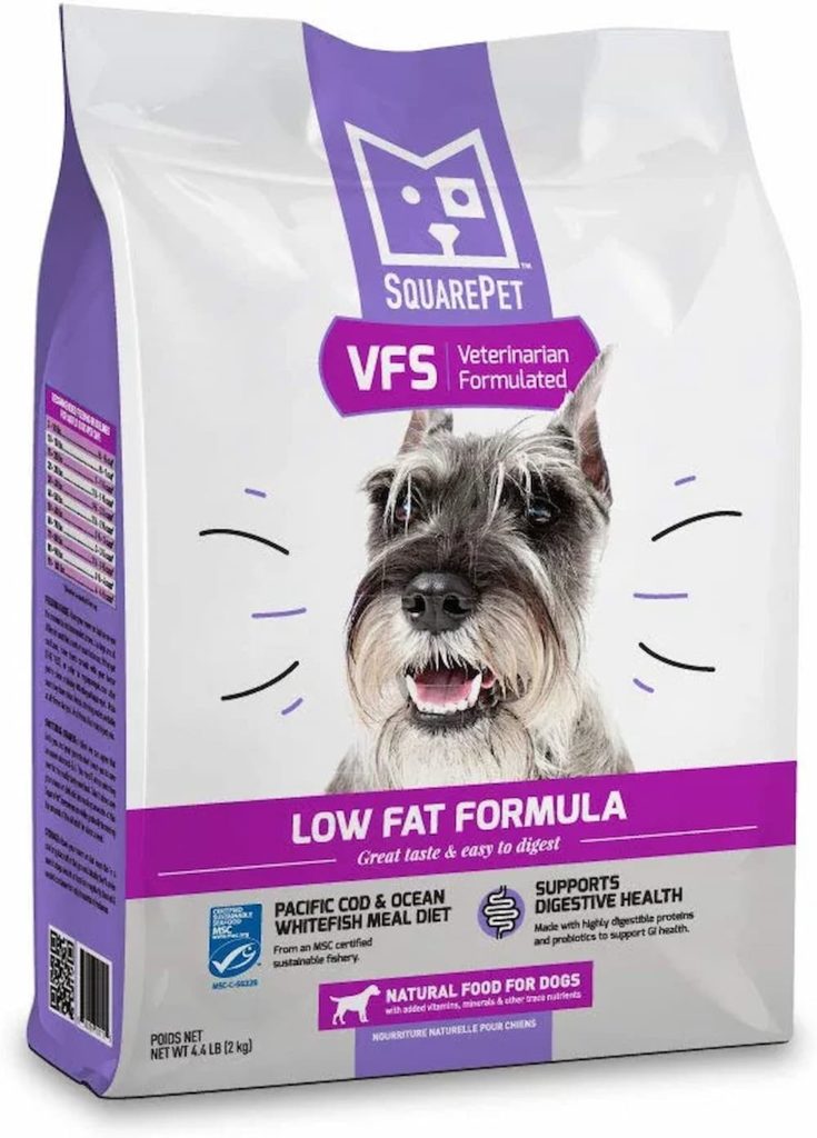 Dog Food for with less fat