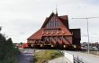 The Kiruna Church on the move in northern Sweden, Tuesday, Aug. 19, 2025.