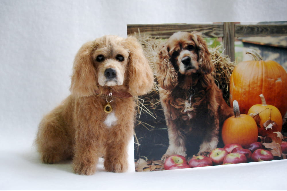 memorial dog sculpture