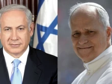 Benjamin Netanyahu, prime minister of Israel, and Pope Leo XIV.