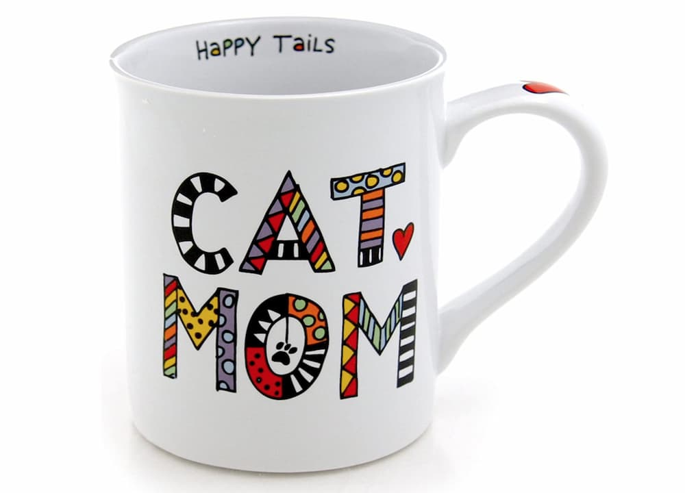 Our Name is Mud “Cat Mom” Porcelain Mug