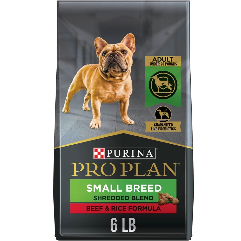 Purina Pro Plan Small Breed Shredded Formula Adult Dry Dog Food