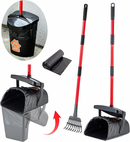 Our Pick: Pooper Scooper Large Swivel Bin & Rake