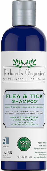 Richard’s Organics Flea and Tick Shampoo for Dogs