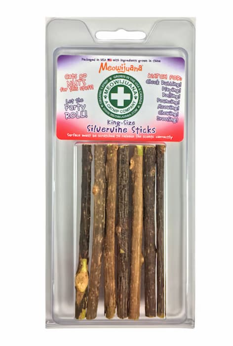 Meowijuana King Sized Silvervine Cat Sticks