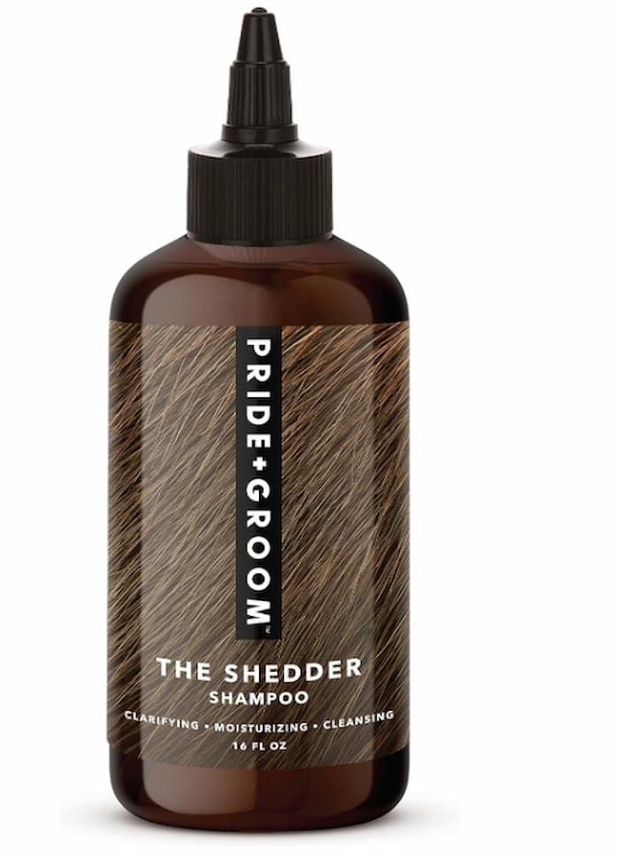 Pride and Groom The Shedder shampoo