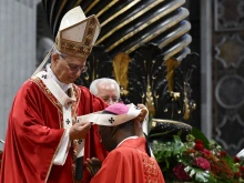 Pope Leo XIV spoke about unity on Sunday, June 29, 2025, after bestowing the pallium on 54 new metropolitan archbishops on the solemnity of Sts. Peter and Paul, patrons of the city of Rome.