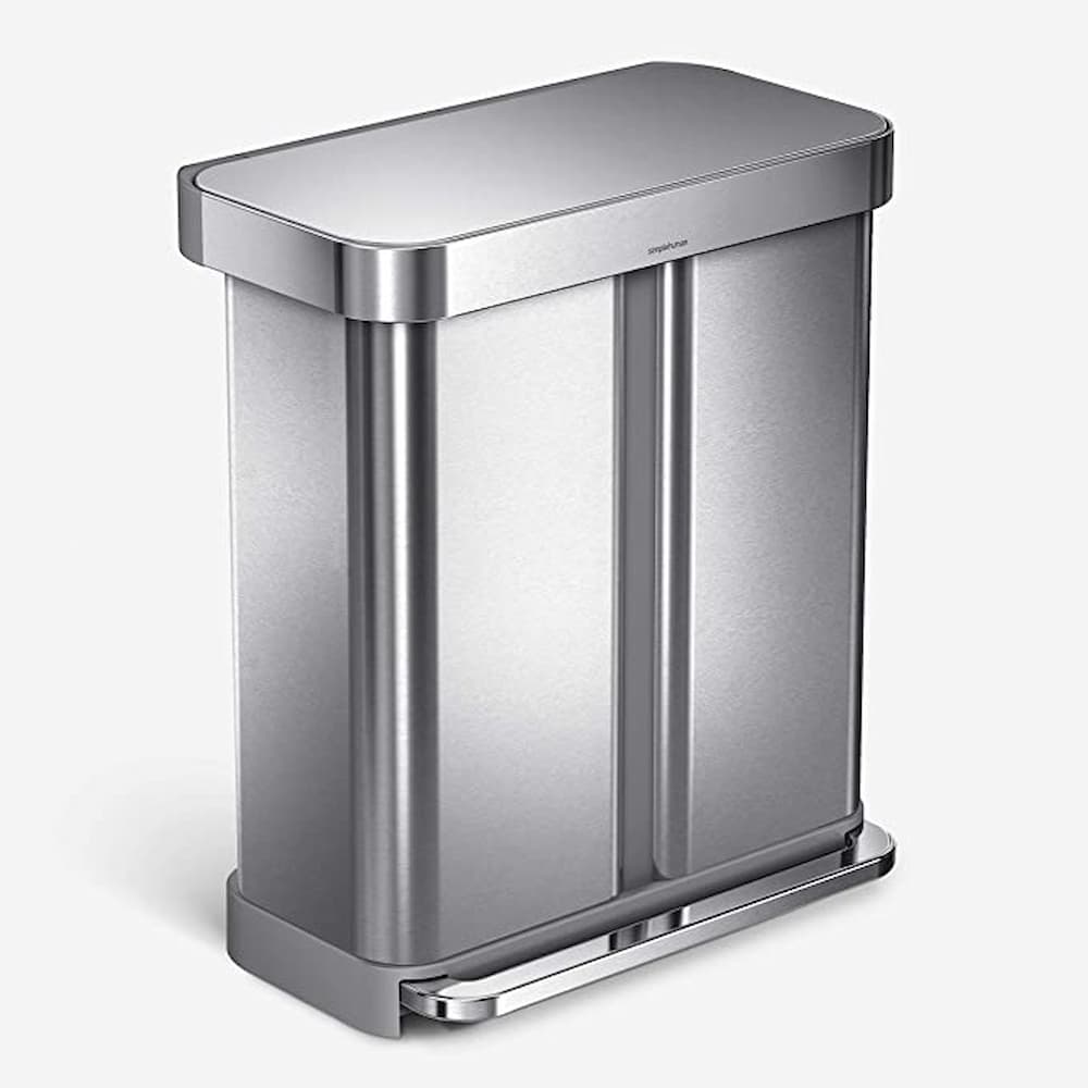 simplehuman 58 Liter dog-proof trash cans