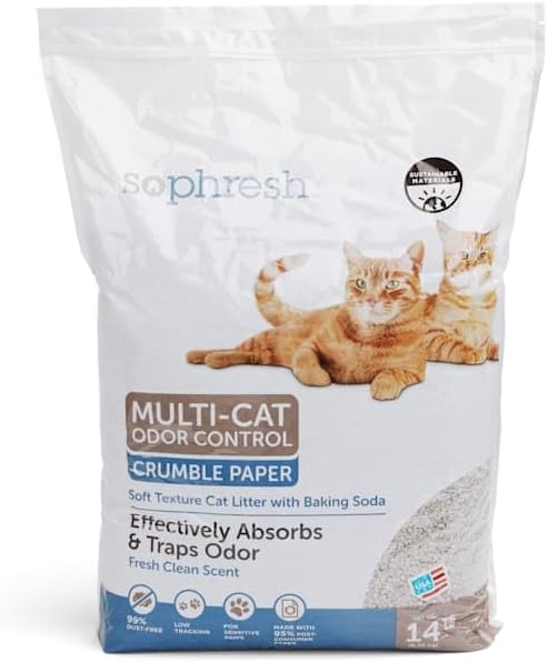 So Phresh Multi-Cat Odor Control Crumble Paper Litter