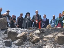 Heads of churches in Jerusalem visited the town of Taybeh in Ramallah on July 14, 2025.
