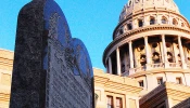 The Ten Commandments outside the Texas Capitol.