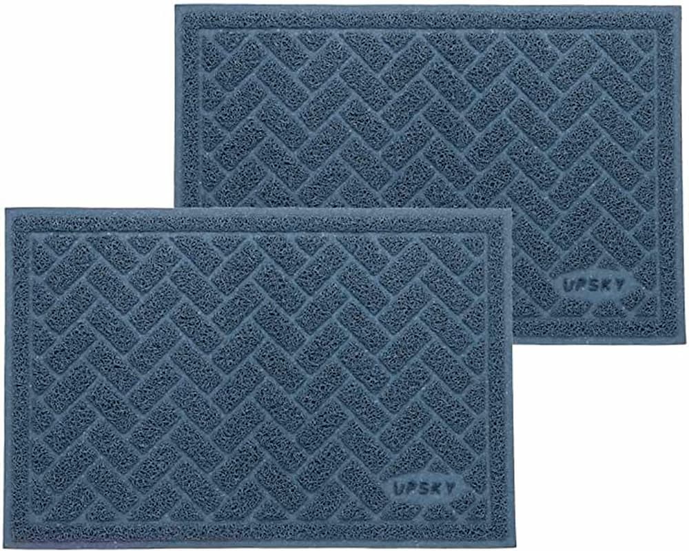 UPSKY Cat Litter Mats 2 Set of Cat Litter Pads