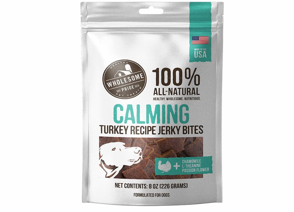 Wholesome Pride Functional Calming Support Turkey Recipe Jerky Bites