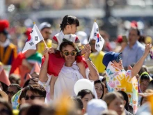 Young people participate in the Mass for the first World Children’s Day in May 2024.