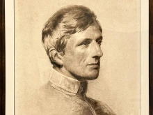 A portrait of a young St. John Henry Newman hangs in Cathedral High School, part of the Ordinariate of the Chair of St. Peter, in Houston.