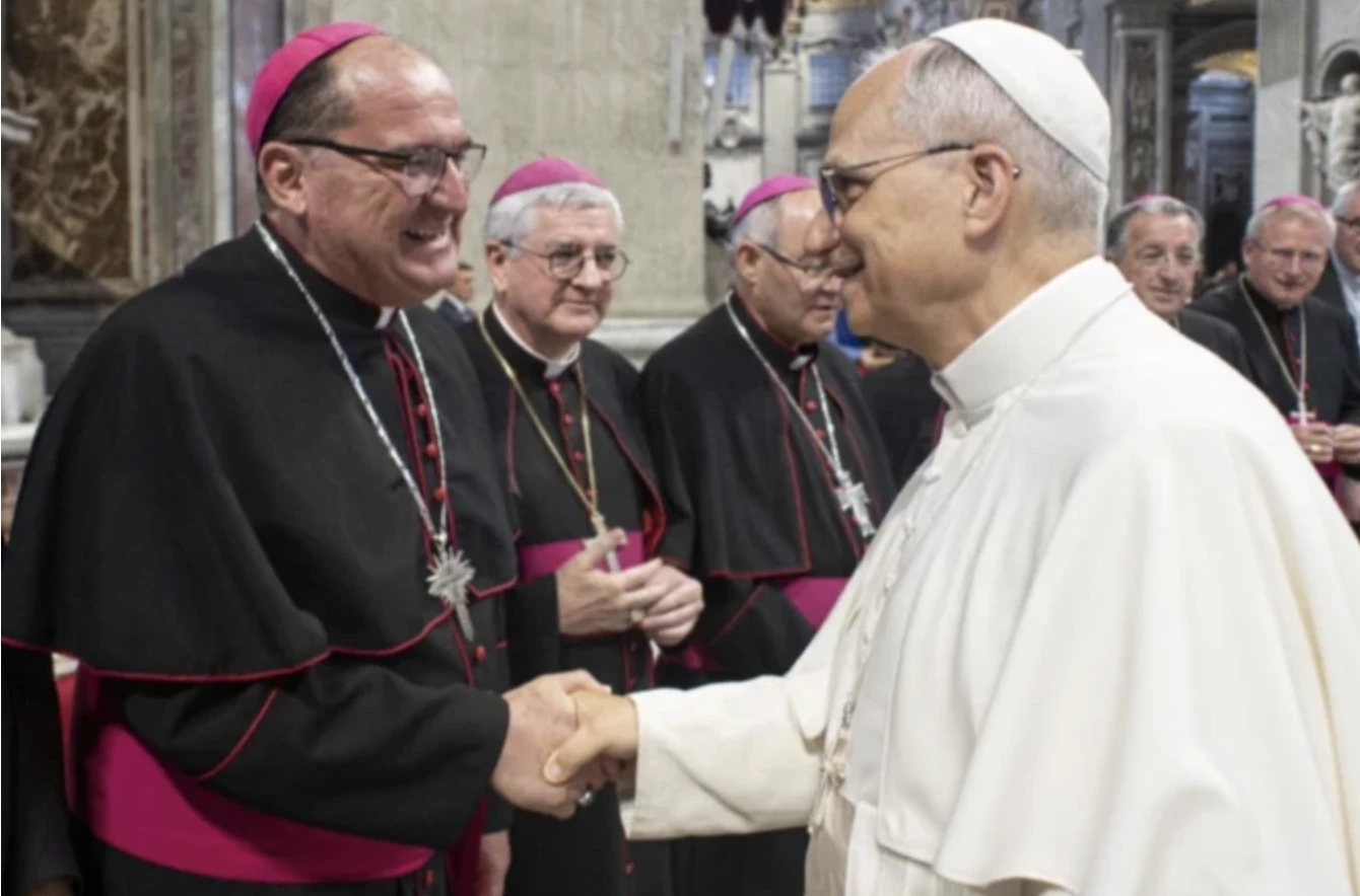 Bishop Hilario González meets Pope Leo XIV during his June 23–27, 2025, visit to Rome.?w=200&h=150